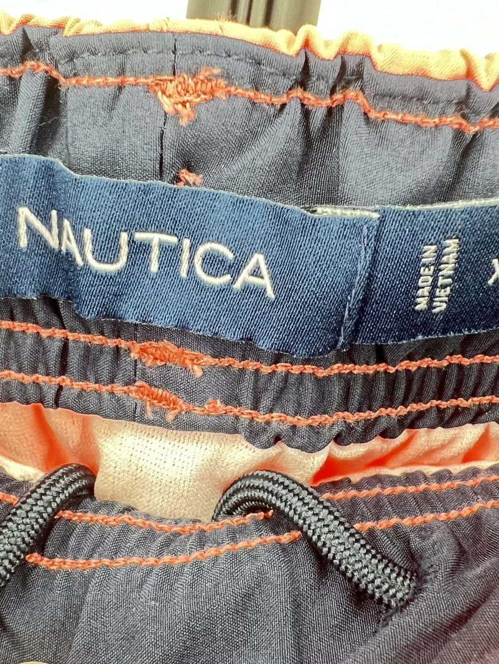 Nautica men's swim shorts Size XL (1-49) quick dry orange coral